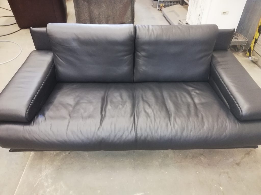 Ledersofa umfärben - nachher Ledersofa umfärben - nachher